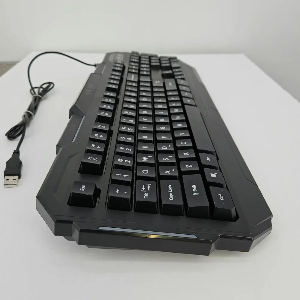 Bugha LED Gaming Keyboard Black NEW Open‎ BOX